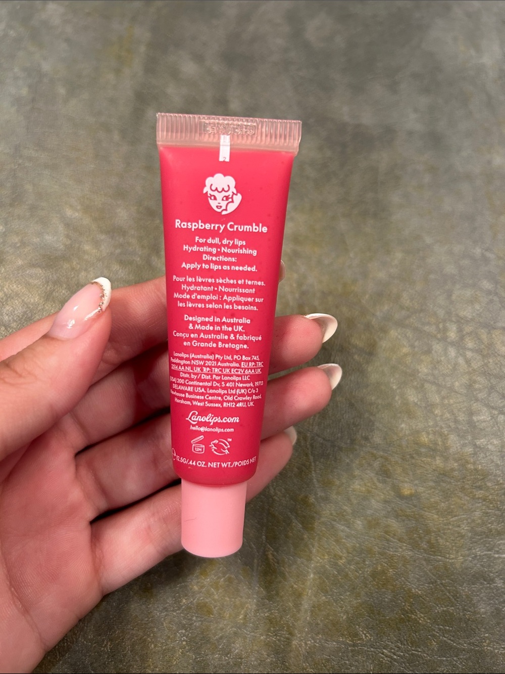 Lanolips Ceramide Milkshake Balm Raspberry Crumble - Picture 2 of 3